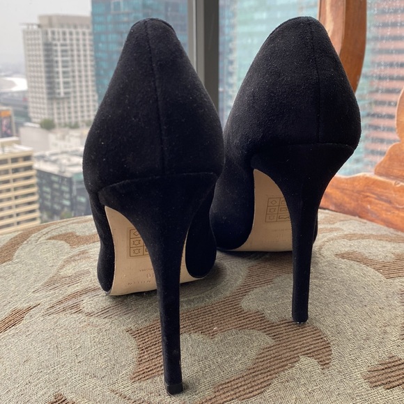 Karen Millen 100% all leather sky high stiletto pump heels - 40 - Picture 6 of 16